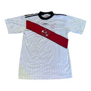 Vintage Rare 80’s Adidas St. Louis Cardinal SC Jersey Authentic USA Small‎ White